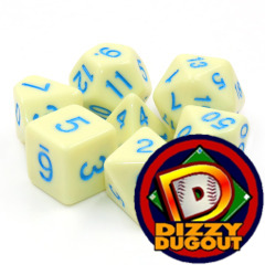 Dizzy HD Dice Set: Eggshell Robin